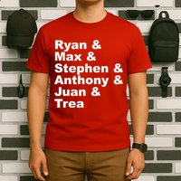 Washington DC Baseball Fan Series Players T-Shirt