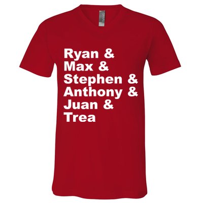 Washington DC Baseball Fan Series Players V-Neck T-Shirt