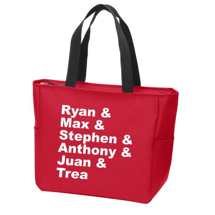 Washington DC Baseball Fan Series Players Zip Tote Bag