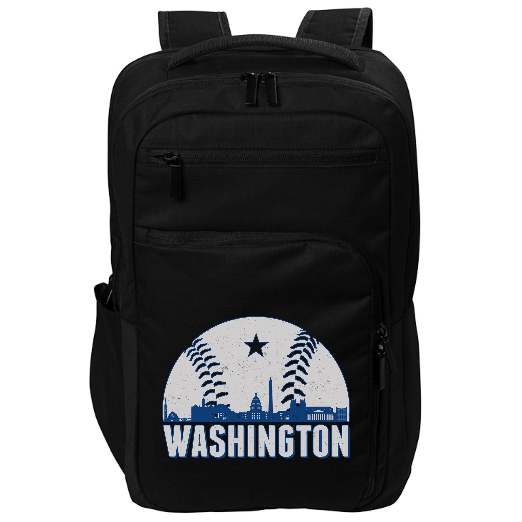 Washington DC Baseball Skyline Impact Tech Backpack
