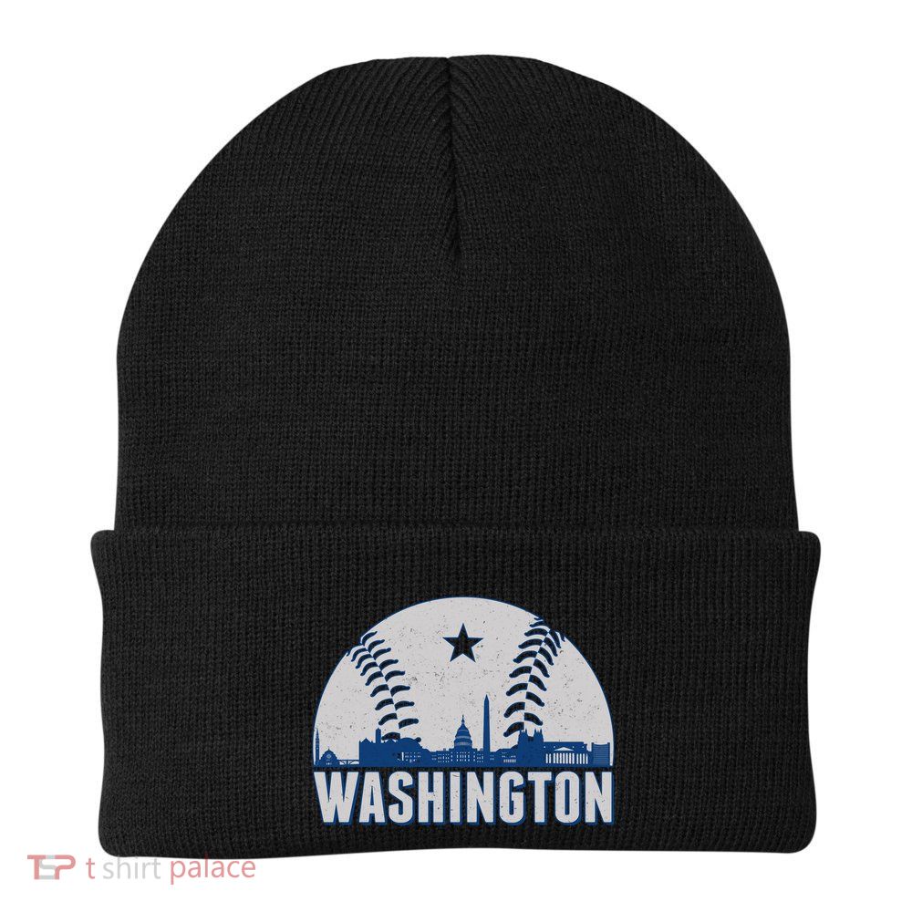 Washington DC Baseball Skyline Beanie