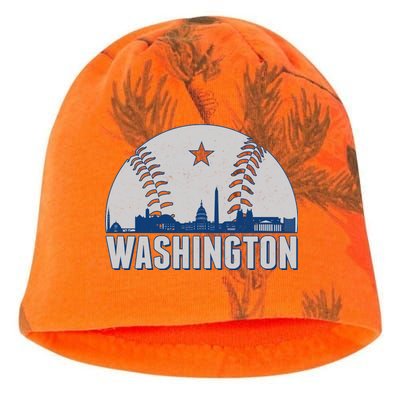 Washington DC Baseball Skyline Kati - Camo Knit Beanie