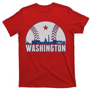 Washington DC Baseball Skyline T-Shirt