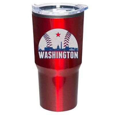 Washington DC Baseball Skyline Tumbler