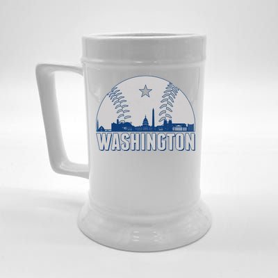 Washington DC Baseball Skyline Beer Stein