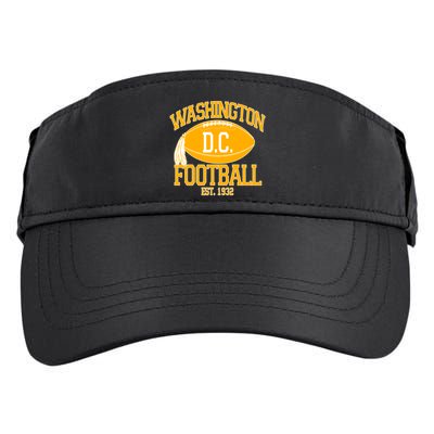 Washington DC Football Est 1932 Logo Football Fan Adult Drive Performance Visor