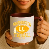 Washington DC Football Est 1932 Logo Football Fan Mug