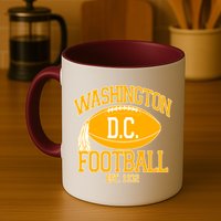 Washington DC Football Est 1932 Logo Football Fan Mug