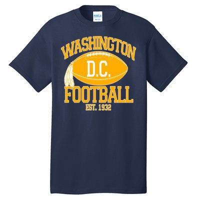 Washington DC Football Est 1932 Logo Football Fan Tall T-Shirt