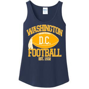 Washington DC Football Est 1932 Logo Football Fan Ladies Essential Tank