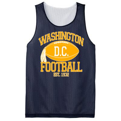 Washington DC Football Est 1932 Logo Football Fan Mesh Reversible Basketball Jersey Tank