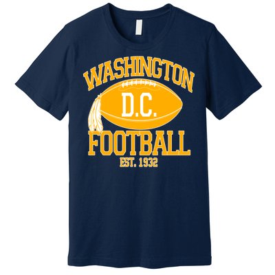 Washington DC Football Est 1932 Logo Football Fan Premium T-Shirt