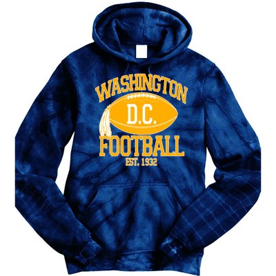 Washington DC Football Est 1932 Logo Football Fan Tie Dye Hoodie