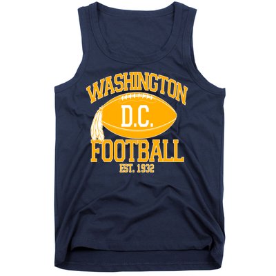 Washington DC Football Est 1932 Logo Football Fan Tank Top