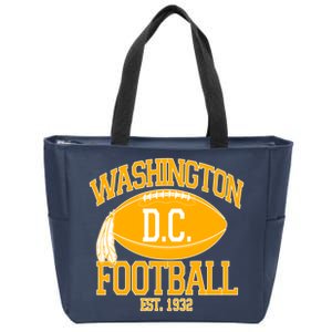 Washington DC Football Est 1932 Logo Football Fan Zip Tote Bag