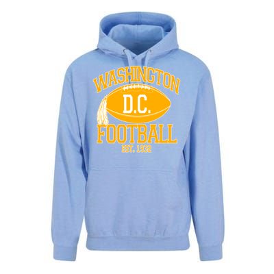 Washington DC Football Est 1932 Logo Football Fan Unisex Surf Hoodie