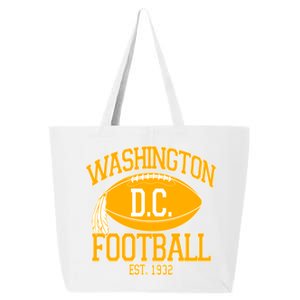 Washington DC Football Est 1932 Logo Football Fan 25L Jumbo Tote