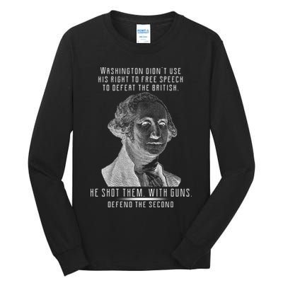 Washington Defend The Second Tall Long Sleeve T-Shirt