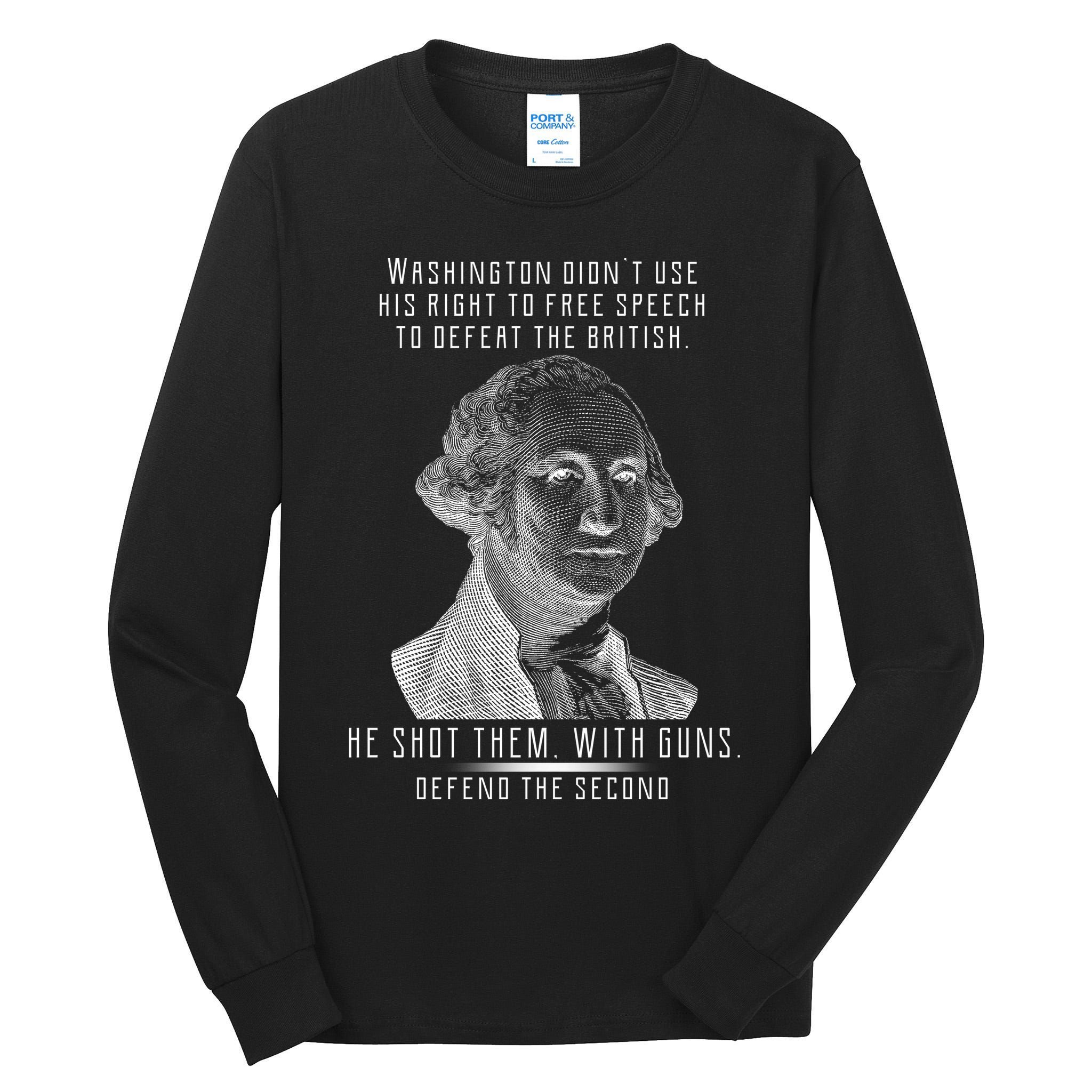 Washington Defend The Second Tall Long Sleeve T-Shirt