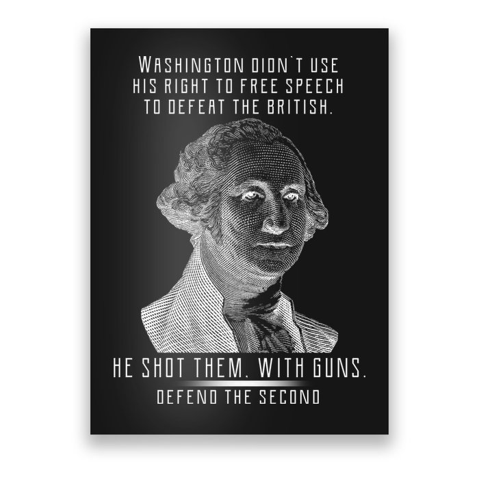 Washington Defend The Second Poster