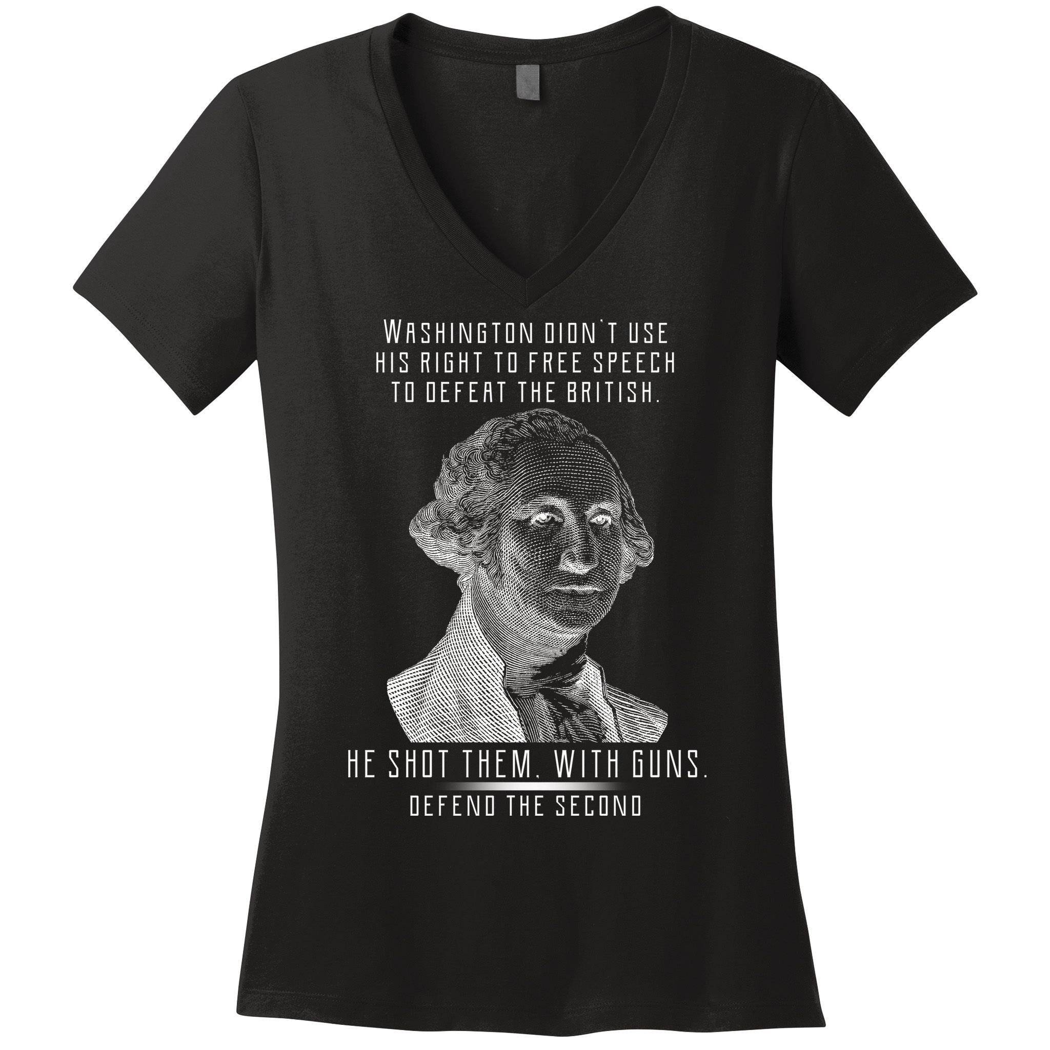 Washington Defend The Second Women's V-Neck T-Shirt
