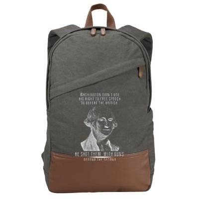 Washington Defend The Second Cotton Canvas Backpack