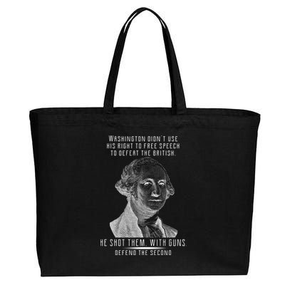 Washington Defend The Second Cotton Canvas Jumbo Tote