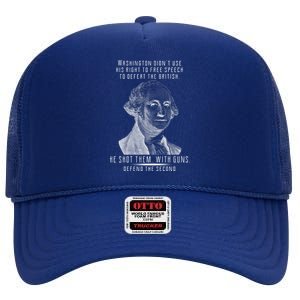 Washington Defend The Second High Crown Mesh Back Trucker Hat