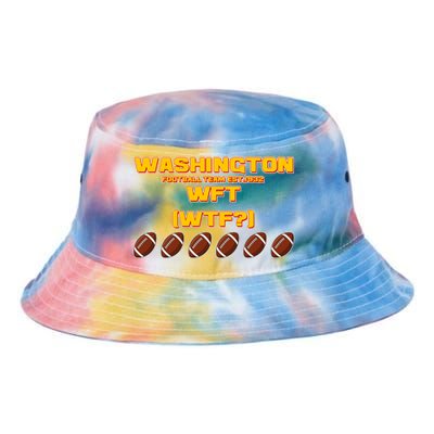 Washington Football Team Est 1932 WFT WTF? Tie Dye Newport Bucket Hat