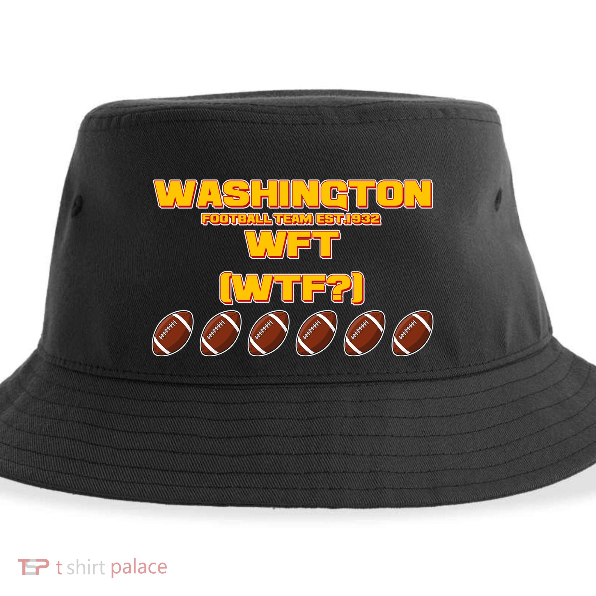Washington Football Team Est 1932 WFT WTF? Sustainable Bucket Hat