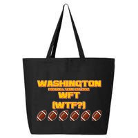 Washington Football Team Est 1932 WFT WTF? 25L Jumbo Tote