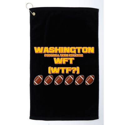 Washington Football Team Est 1932 WFT WTF? Golf Towel