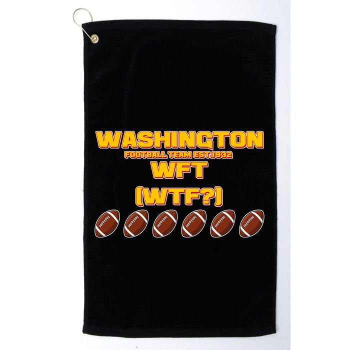 Washington Football Team Est 1932 WFT WTF? Golf Towel