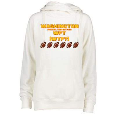 Washington Football Team Est 1932 WFT WTF? Womens Funnel Neck Pullover Hood