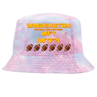 Washington Football Team Est 1932 WFT WTF? Tie-Dyed Bucket Hat