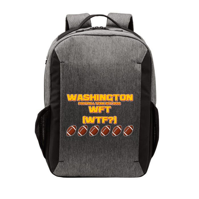 Washington Football Team Est 1932 WFT WTF? Vector Backpack