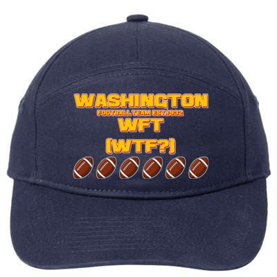 Washington Football Team Est 1932 WFT WTF? 7-Panel Snapback Hat