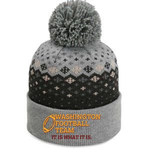 Washington Football Team It Is What It Is The Baniff Cuffed Pom Beanie