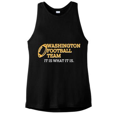 Washington Football Team It Is What It Is Ladies PosiCharge Tri-Blend Wicking Tank