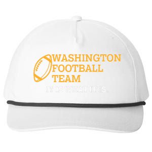 Washington Football Team It Is What It Is Snapback Five-Panel Rope Hat