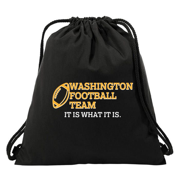 Washington Football Team It Is What It Is Drawstring Bag