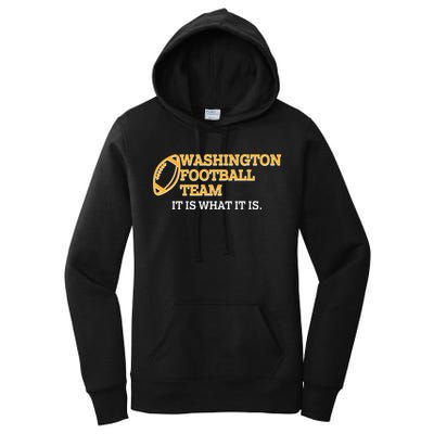 Washington Football Team It Is What It Is Women's Pullover Hoodie