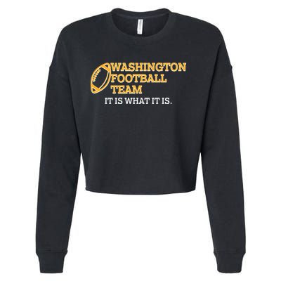 Washington Football Team It Is What It Is Cropped Pullover Crew