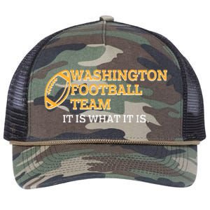 Washington Football Team It Is What It Is Retro Rope Trucker Hat Cap