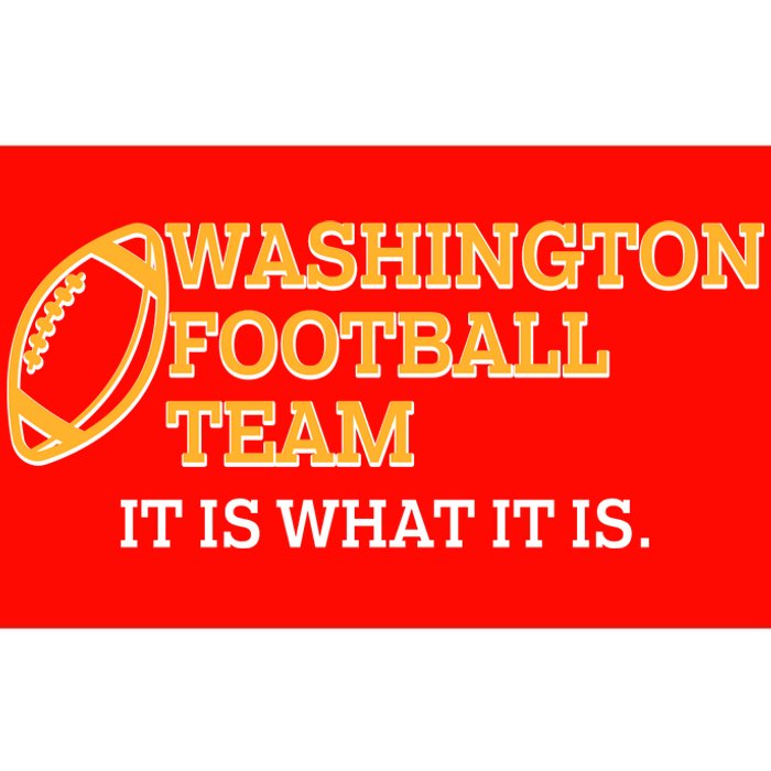 Washington Football Team It Is What It Is Bumper Sticker