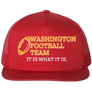 Washington Football Team It Is What It Is Flat Bill Trucker Hat