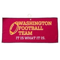 Washington Football Team It Is What It Is Large Microfiber Waffle Golf Towel