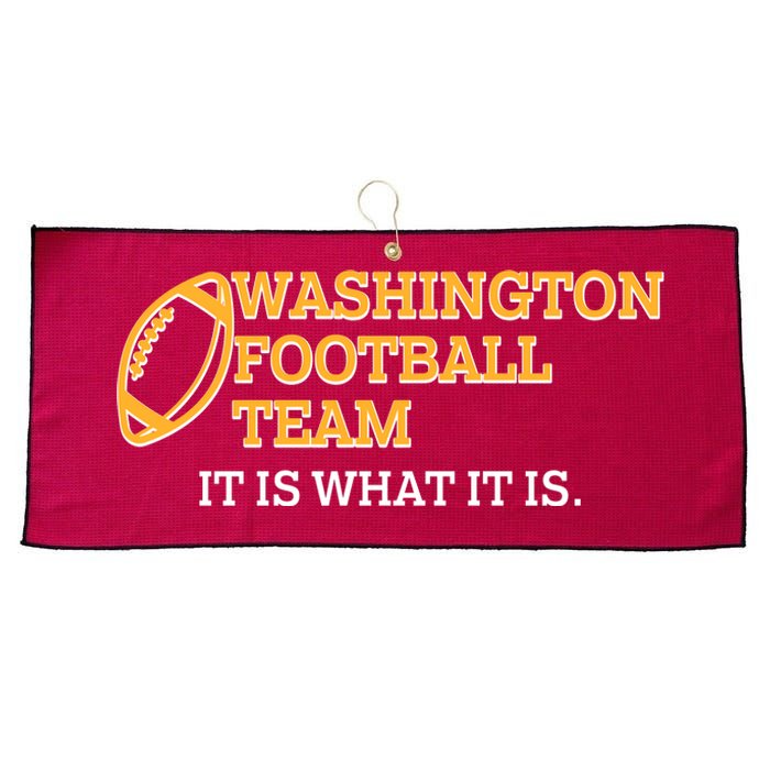 Washington Football Team It Is What It Is Large Microfiber Waffle Golf Towel