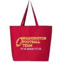 Washington Football Team It Is What It Is 25L Jumbo Tote