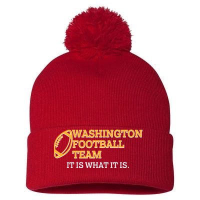 Washington Football Team It Is What It Is Pom Pom 12in Knit Beanie